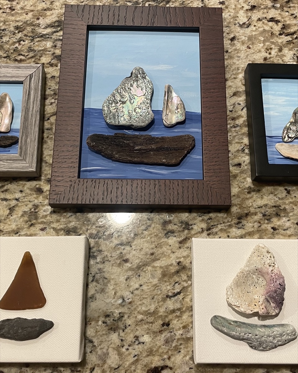Abalone Sailboat Painting Collection