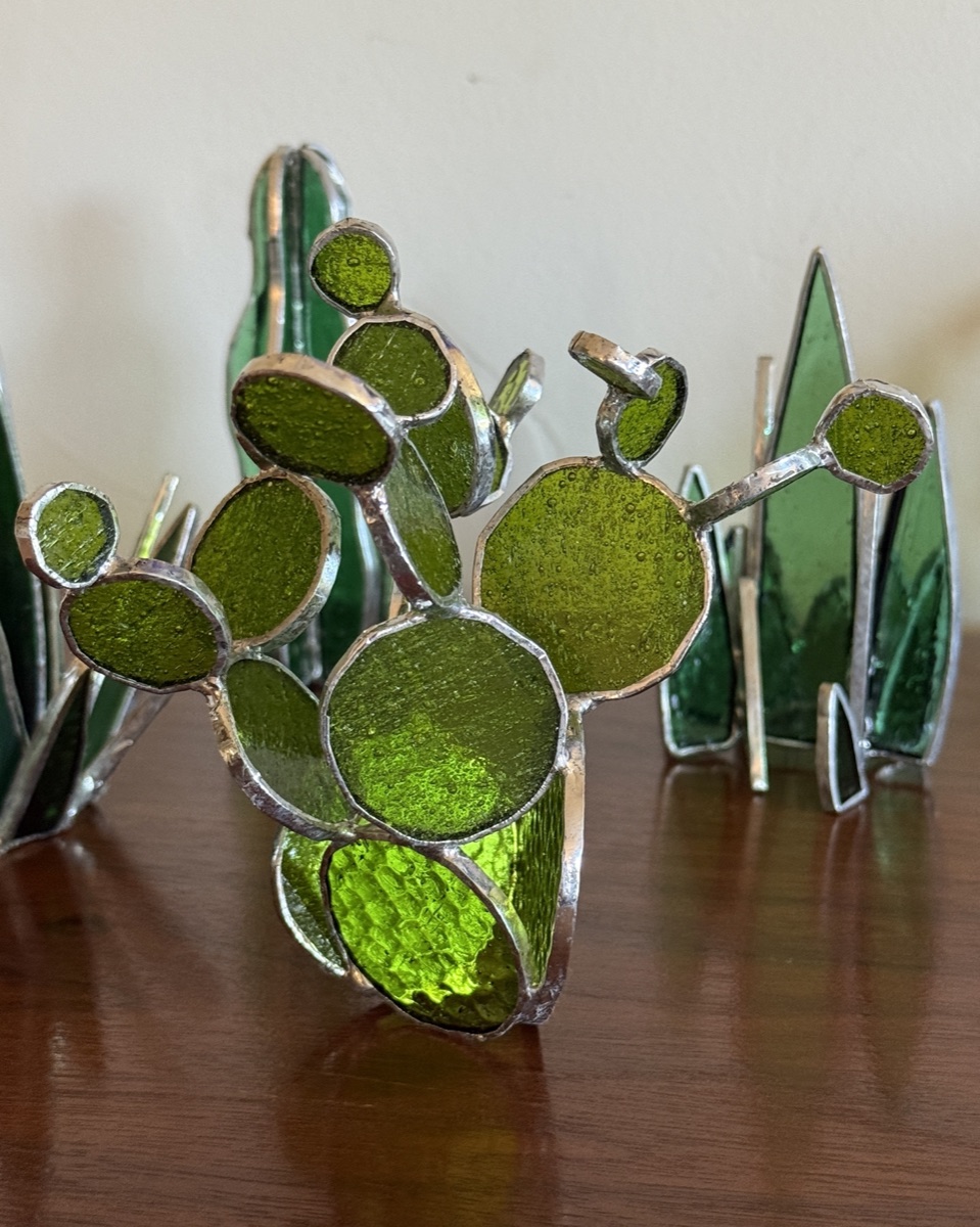 Prickly Pear & Agave, Loose Arrangement